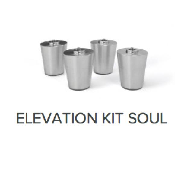 Zumex Soul Hochstell- Kit/SOUL ELEVATION KIT, 4 x stabile Metallfüße